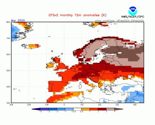 NOAA-Langfristprognose