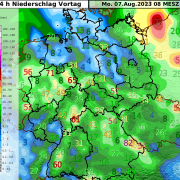 DWD Deutlich zu viel Regen im bisherigen August