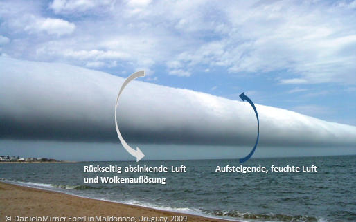 DWD Rollende Wolken im Mittelmeer