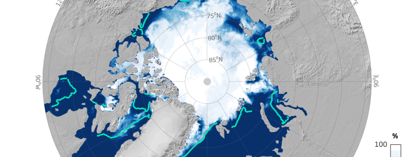 DWD Zustand der Meereisbedeckung in der Arktis und Antarktis