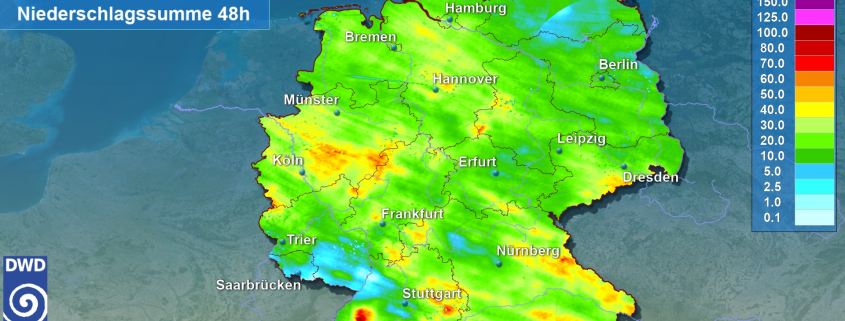 DWD Regen nimmt kein Ende