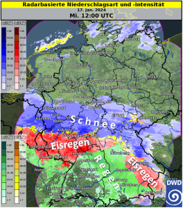 DWD Schnee Eisregen Blitzeis Entstehung und Begriffserklaerungen