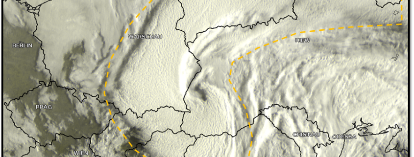 DWD Saharastaub und Wolken eine optisch sehr ansprechende Kombination