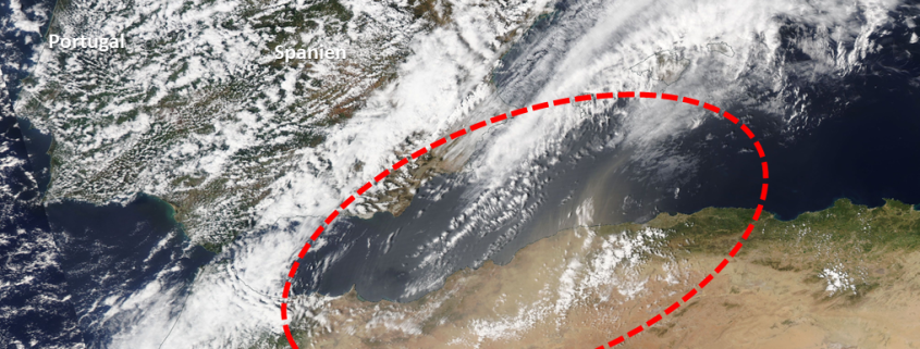 DWD Wuestenstaub aus der Sahara