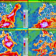 DWD Mit Tief ORINOCO drohen am Wochenende ergiebige Regenfaelle