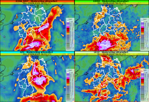 DWD Mit Tief ORINOCO drohen am Wochenende ergiebige Regenfaelle