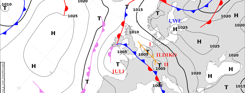 DWD Viel Regen fuer die Suedwesthaelfte