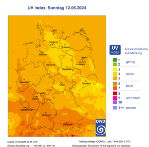 DWD Was bringt Hoch THOMAS neben Sonne und fruehsommerlichen Temperaturen noch 1