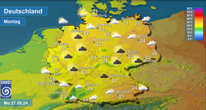 DWD Wie wird das Wetter von Trinitatis bis Fronleichnam 1