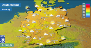 DWD Wie wird das Wetter von Trinitatis bis Fronleichnam