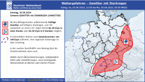 DWD Ausgepraegte Unwetterlage 2