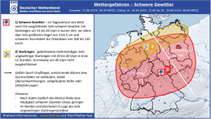 DWD Eine turbulente Wetterwoche mit teils schweren Gewittern steht uns bevor 1