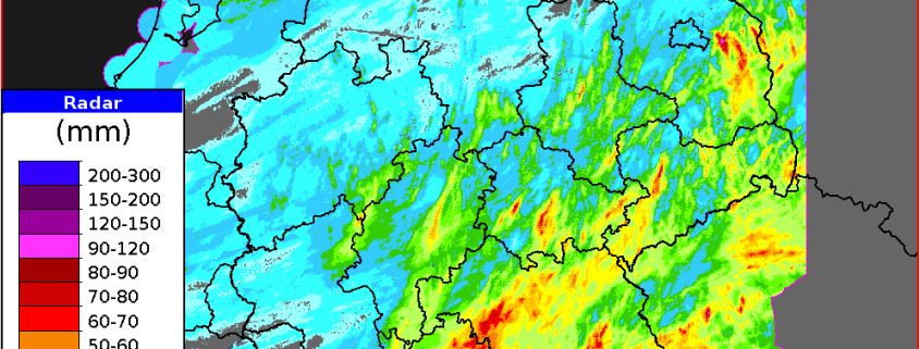 DWD So viel Regen doch nicht ueberall