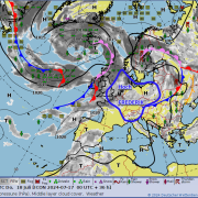 DWD Hoch FREDERIK der Sommer dreht auf