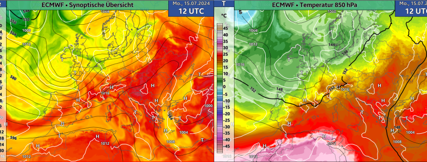 DWD Hochsommerwetter mit Abstrichen