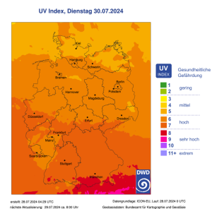 DWD Kurzes Hitzeintermezzo 2