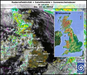 DWD Wahlwetter in Grossbritannien