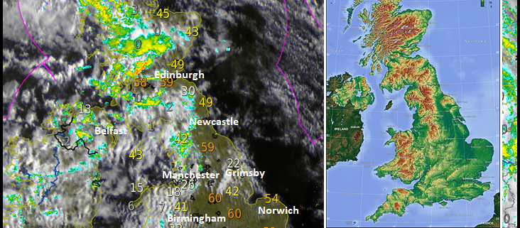 DWD Wahlwetter in Grossbritannien