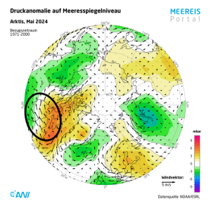 DWD Wenn Druckgradienten die arktische Meereisbedeckung beeinflussen 1