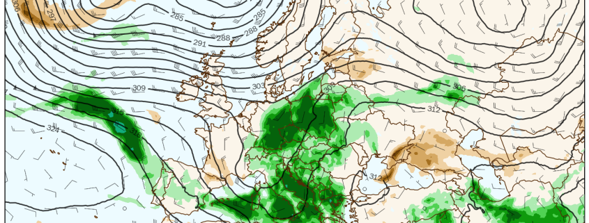 DWD Heftiger Starkregen Unwetterserie ueber Europa