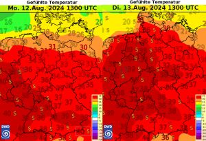 DWD Von Feuchtigkeit und Hitze 1