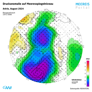 DWD Arktische Meereisbedeckung durchschreitet sommerlichen Tiefstand 1