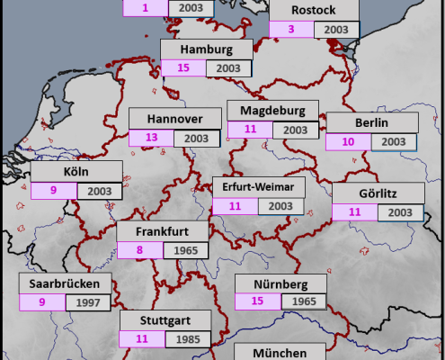 DWD Herbstzwischenbilanz Wann gibt es den ersten Frost