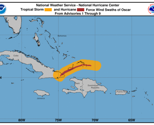 DWD OSCAR Ein Hurricane laeuft unter dem Radar