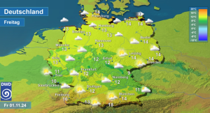 DWD An Tagen mit ruhigem Wetter…