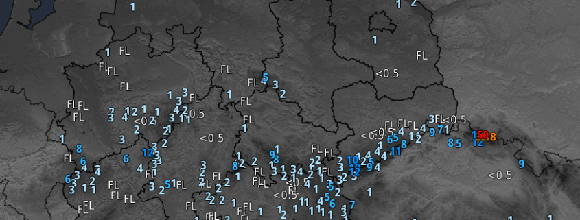 DWD Kraeftige Schneefaelle Frost und ein Warmlufteinschub