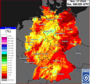 DWD Niederschlaege im November 1