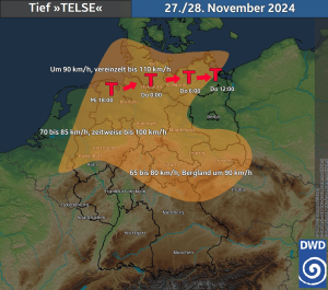 DWD Turbulentes Tief Telse