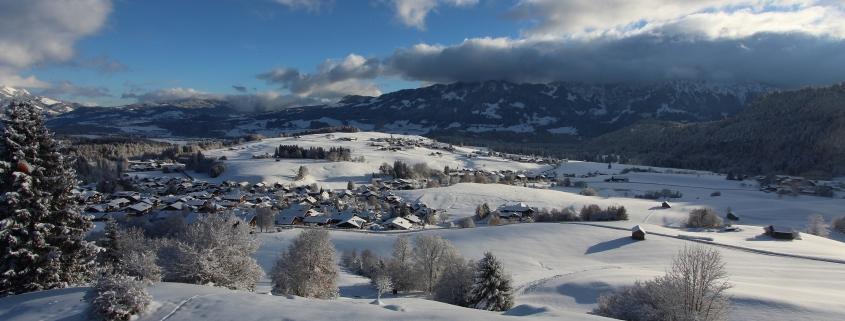 DWD Wintereinbruch in Sueddeutschland