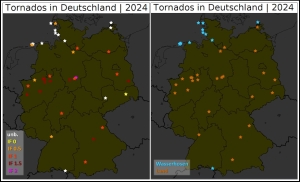 DWD Bilanz der Tornadosaison in Deutschland 2024 1