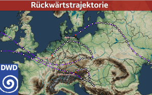 DWD Paradoxe Nordoststroemung und Ostseehochwasser