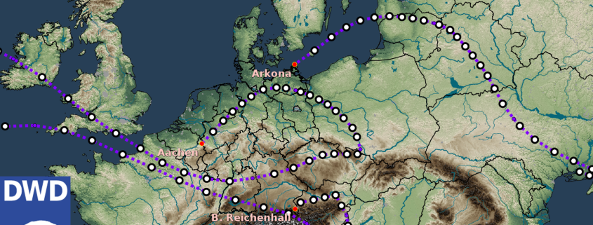 DWD Paradoxe Nordoststroemung und Ostseehochwasser